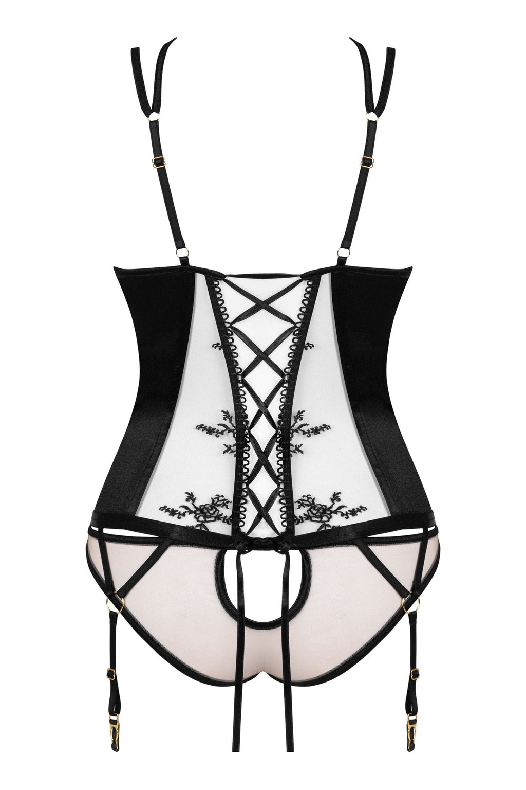 Sheer Mesh Corset Beauty Night Gianna